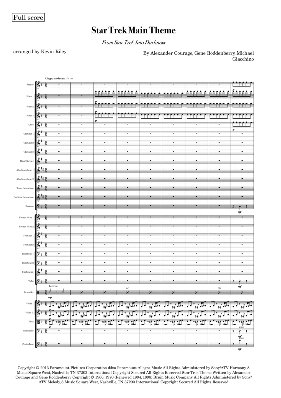 Book cover for Star Trek Main Theme