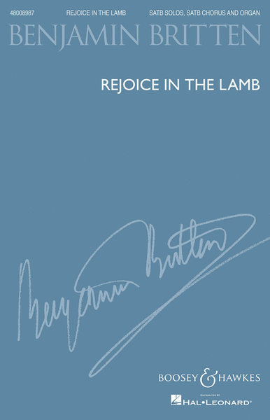 Rejoice in the Lamb, Op. 30 image number null