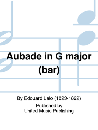 Aubade in G major