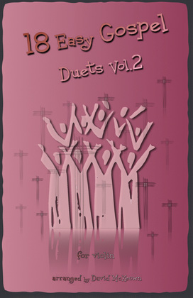 Book cover for 18 Easy Gospel Duets Vol.2 for Violin