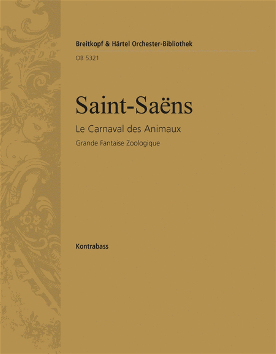 Le Carnaval des Animaux (The Carnival of the Animals) Orchestra scores gallery preview page 1