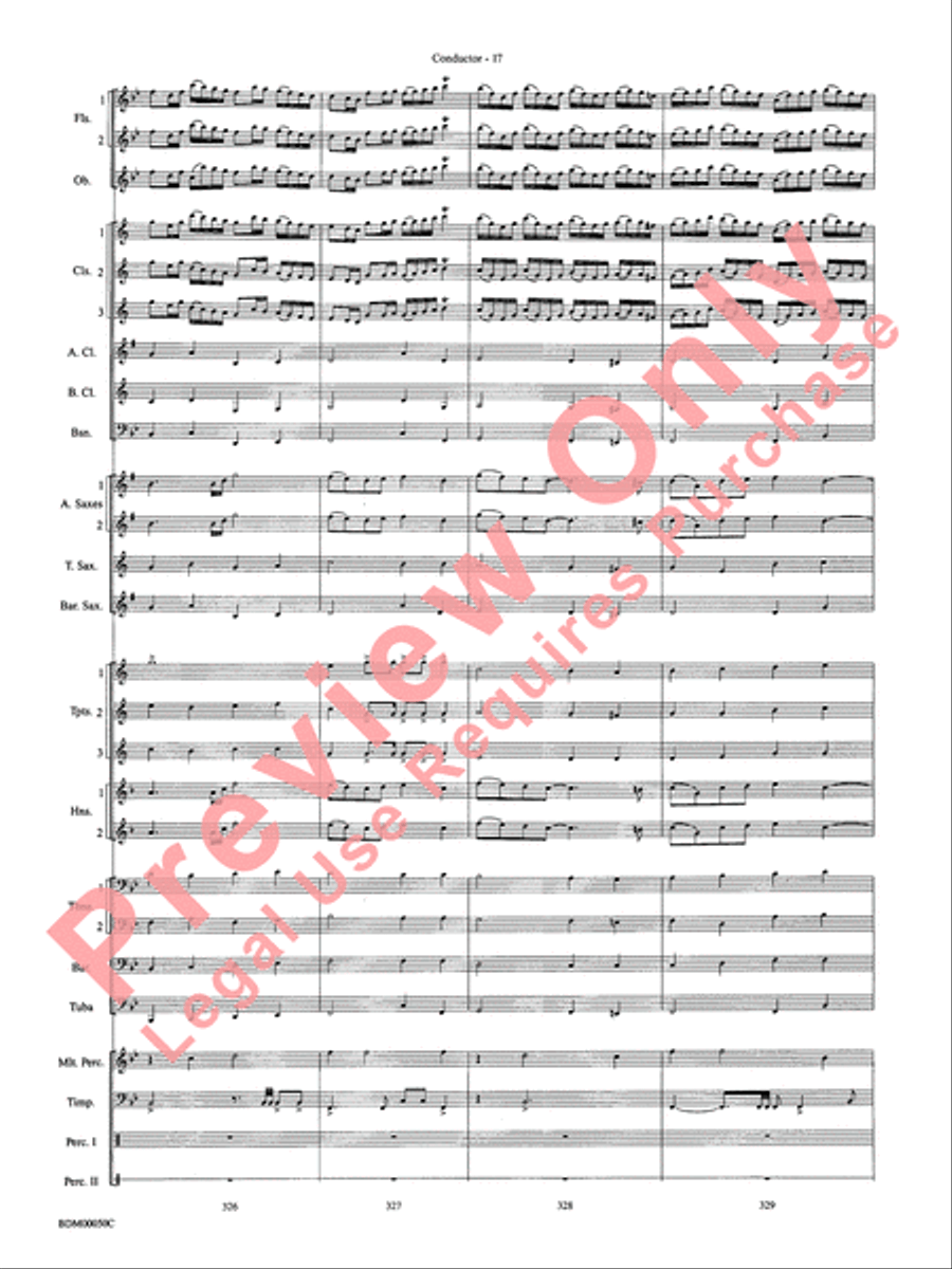 Christmas in the Round Christmas in the Round Concert Band scores gallery preview page 20