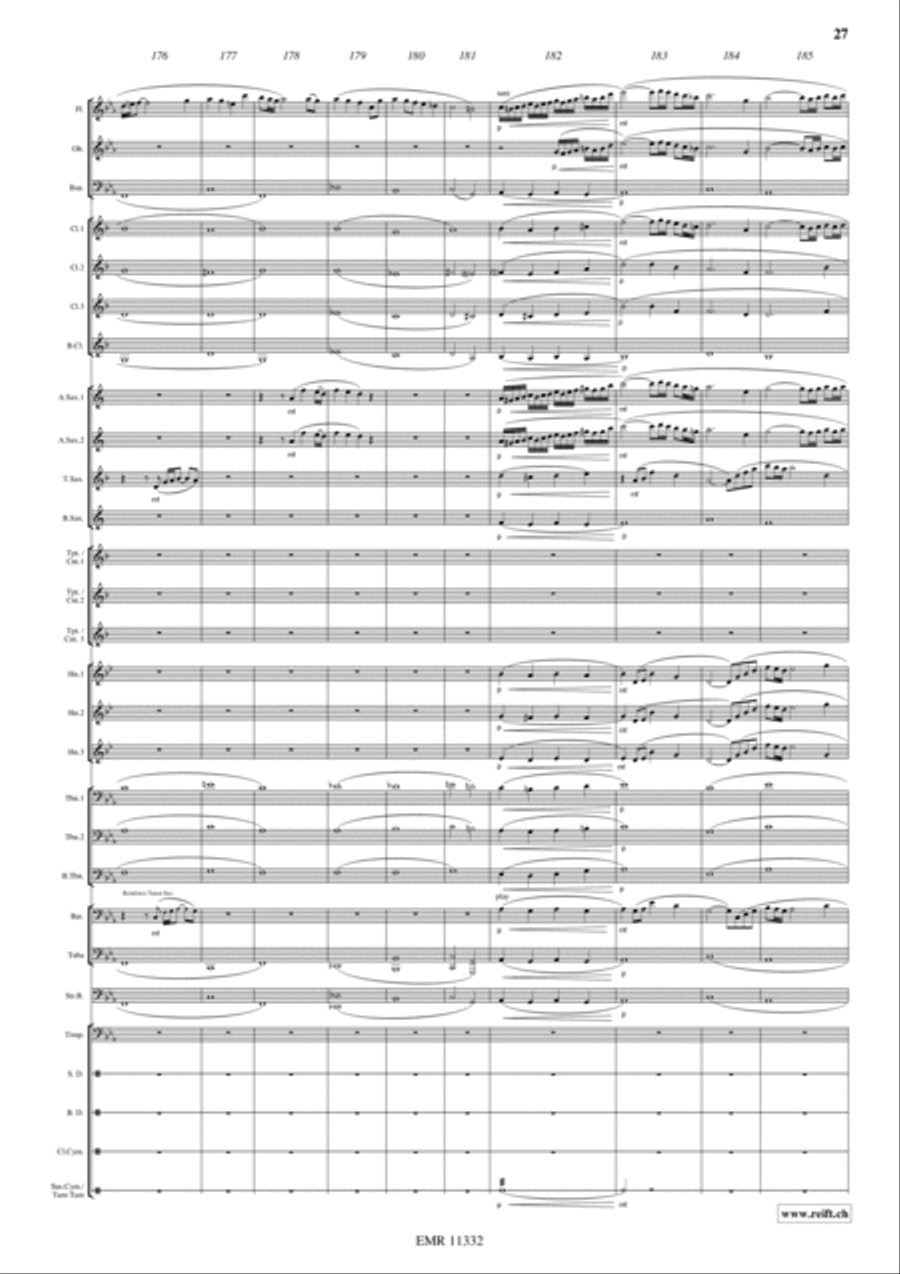 Cutthroat Island Concert Band scores gallery preview page 28