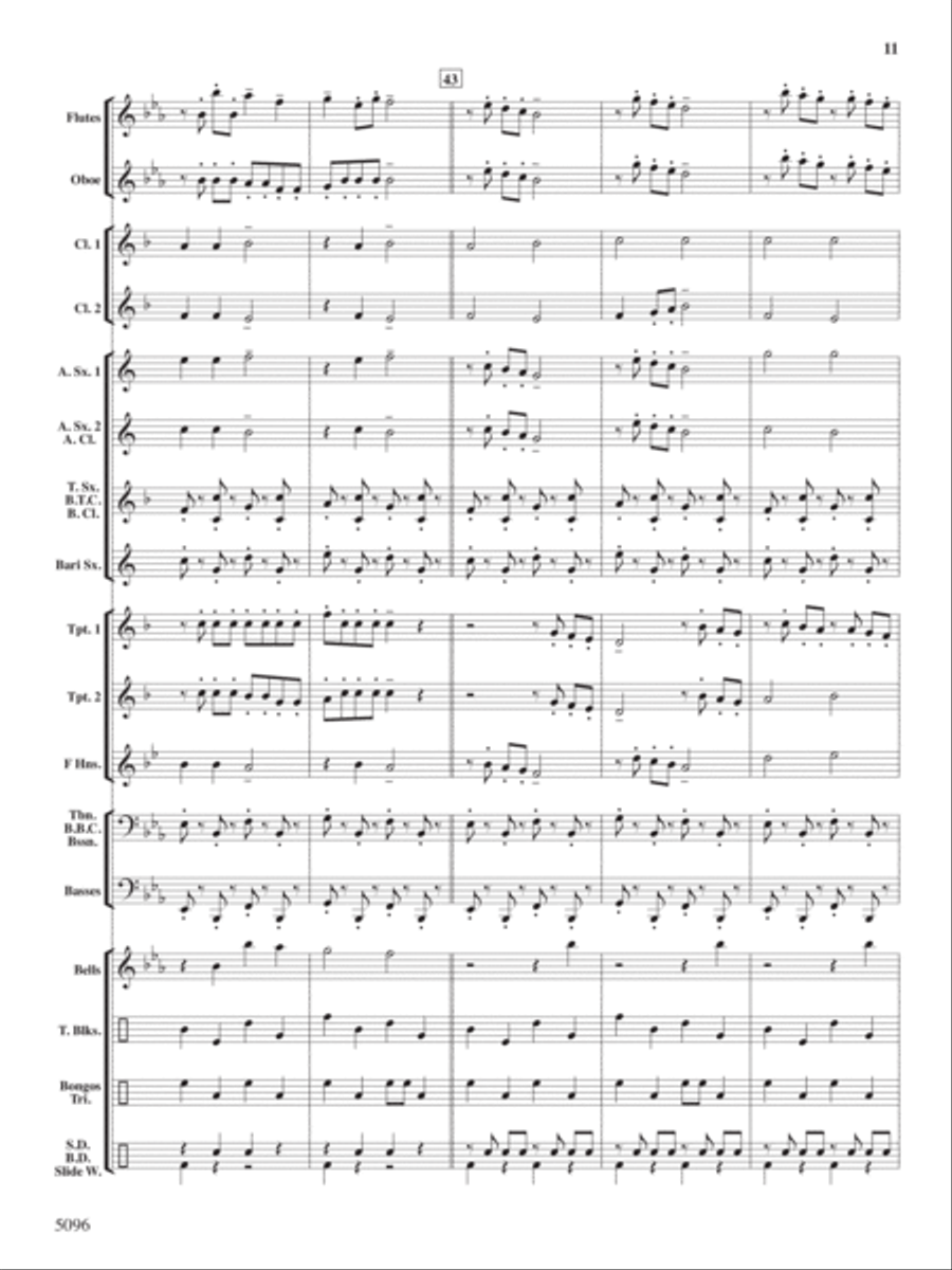 Portly Penguin Parade Concert Band scores gallery preview page 10