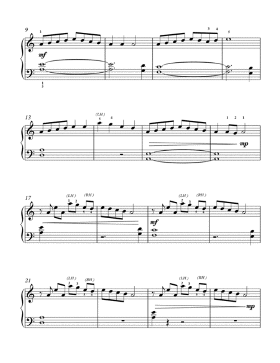 Yokoso Azalea Piano Solo scores gallery preview page 2