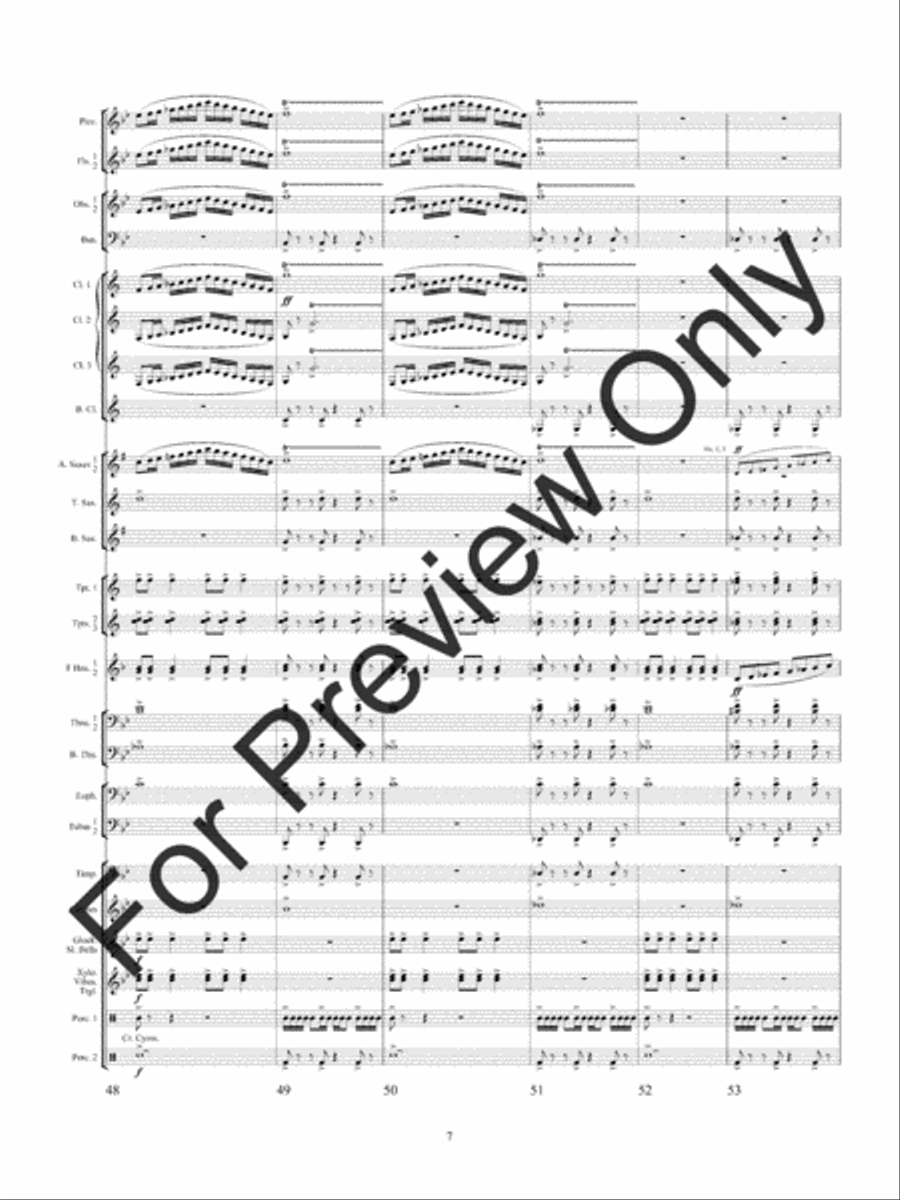 Winterfest (Score) Concert Band scores gallery preview page 10
