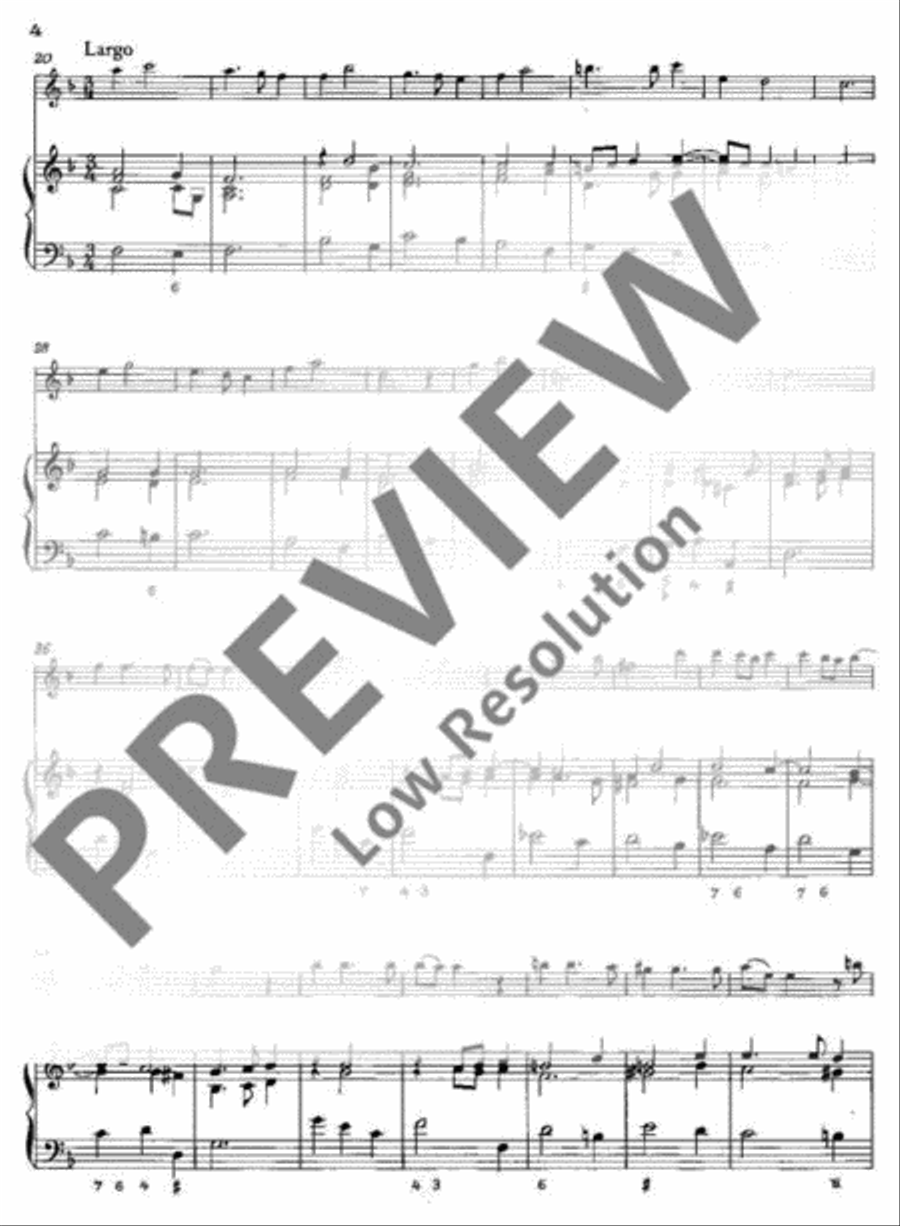 3 Sonatas Flute scores gallery preview page 5