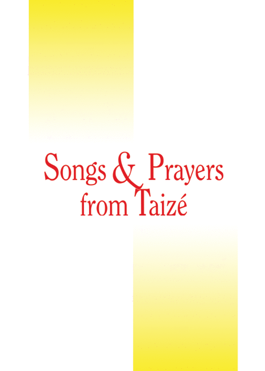 Songs and Prayers from Taizé - Accompaniment edition Sacred scores gallery preview page 1