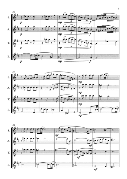 LazyTones - Saxophone Quartet (SATB) image number null