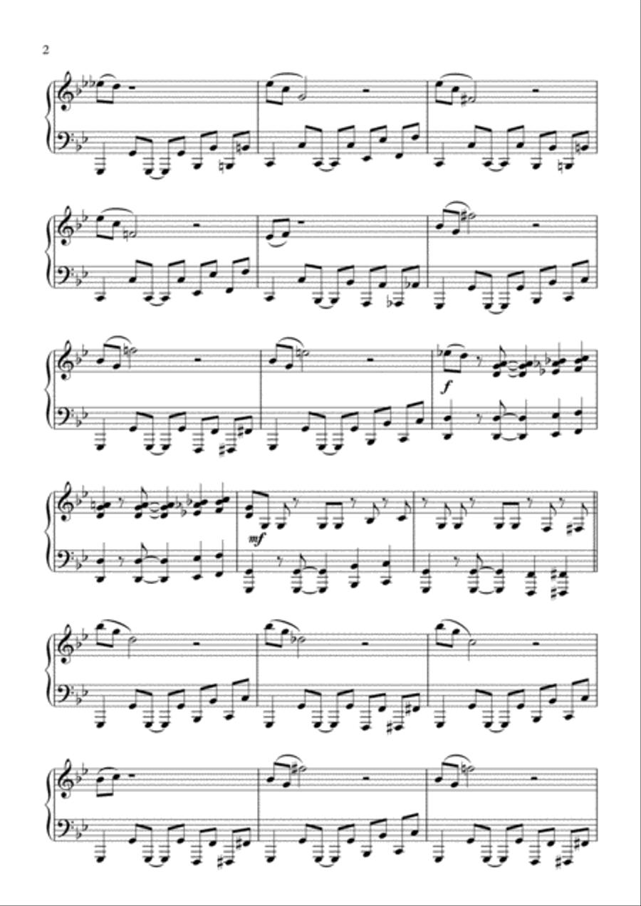 Mission: Impossible Theme from the Paramount Television Series MISSION: IMPOSSIBLE Piano Solo scores gallery preview page 2