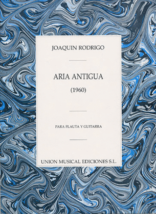Book cover for Aria Antigua Para Flauta Y Guitarra