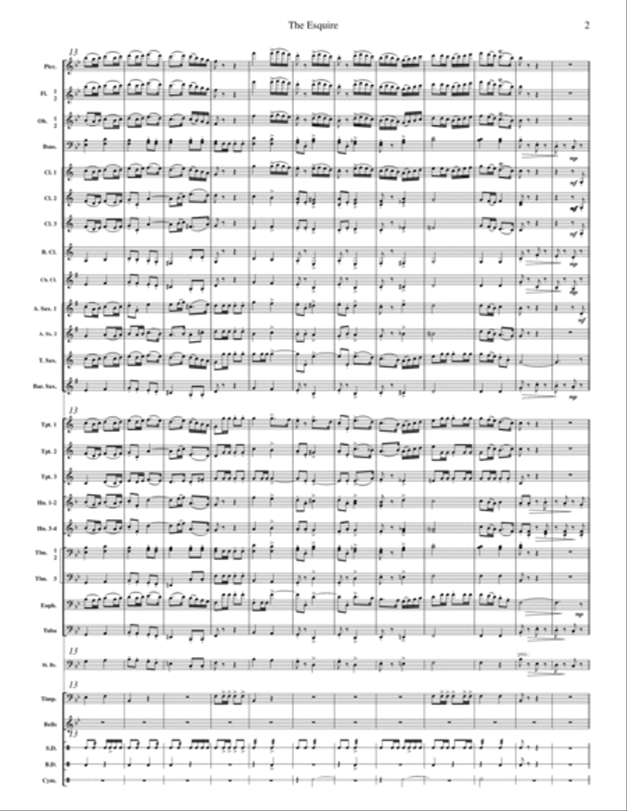 The Esquire The Esquire Concert Band scores gallery preview page 3