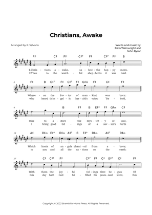 Christians, Awake (Key of F-Sharp Major)