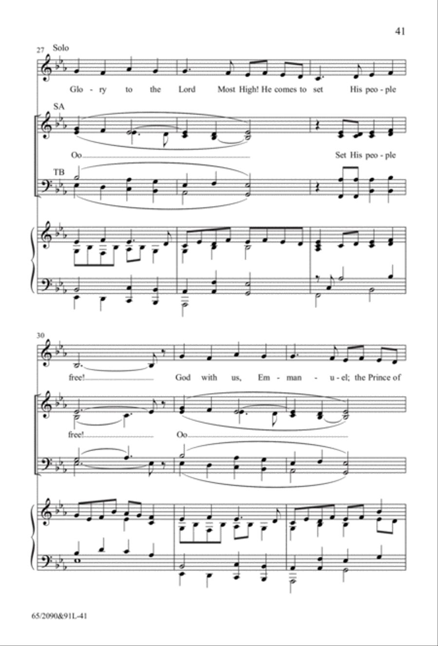 The Glory of Christmas - SATB with Performance CD 4-Part scores gallery preview page 22
