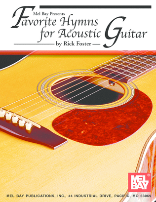 Book cover for Favorite Hymns for Acoustic Guitar