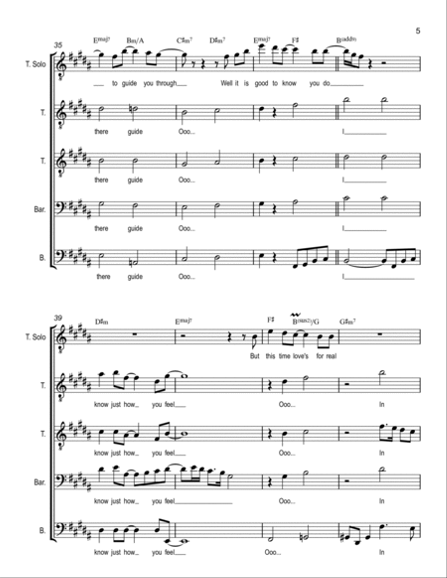 Time Will Reveal Voice Solo scores gallery preview page 5
