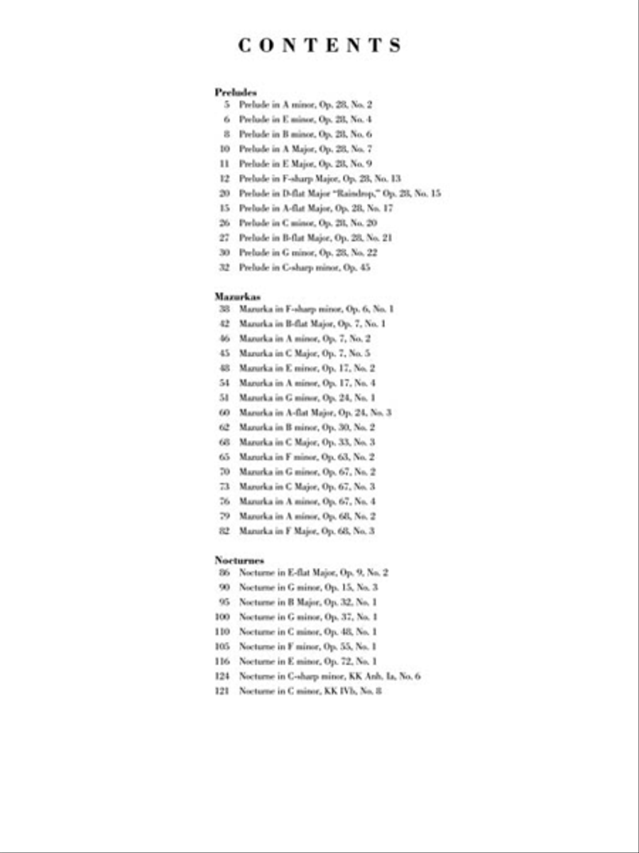 Chopin Piano Music Piano Solo scores gallery preview page 3