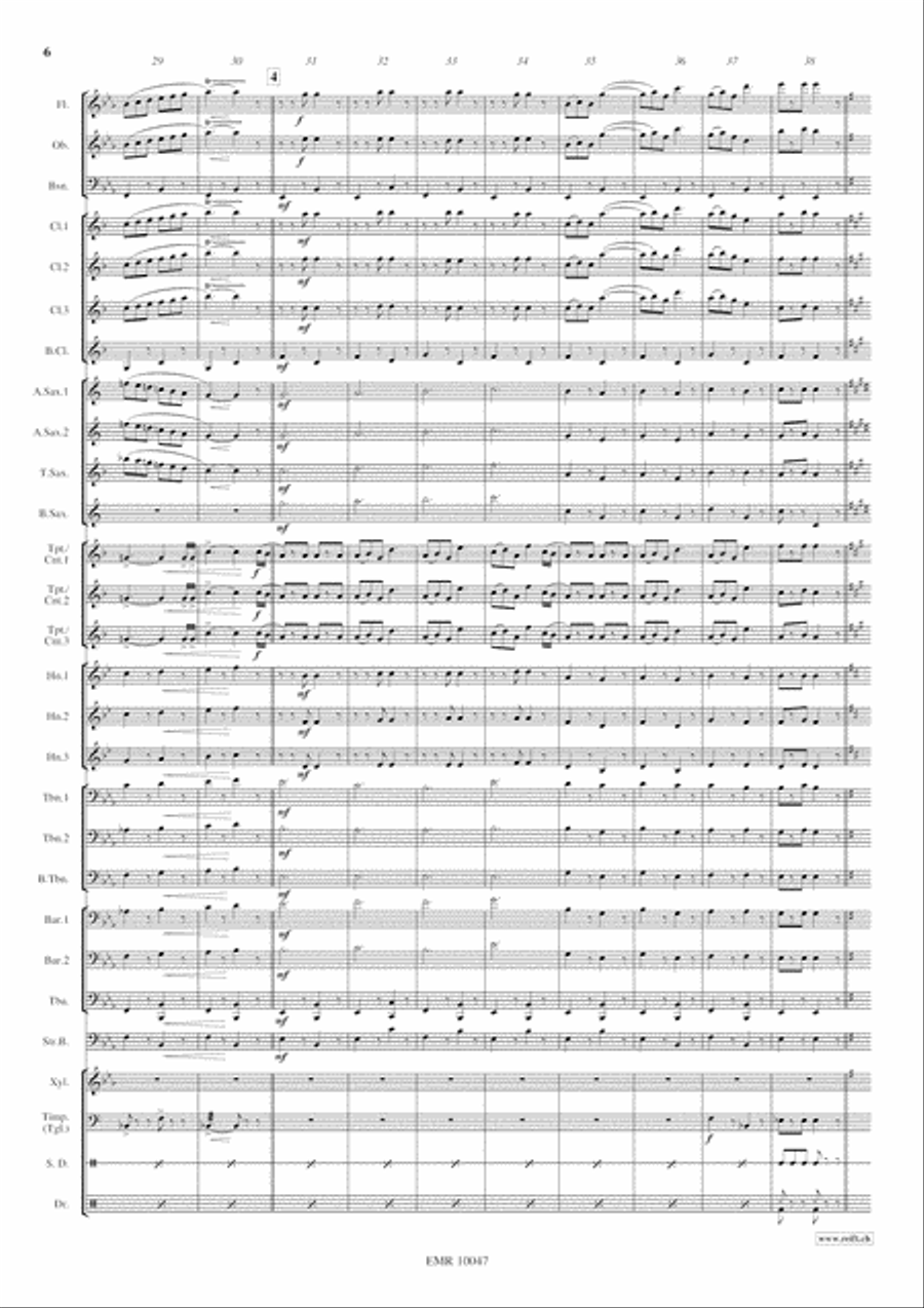 Celtic Parade Concert Band scores gallery preview page 7