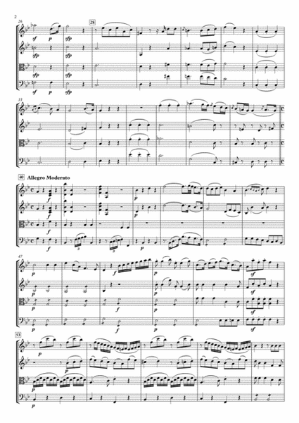 "Die Zauberflöte" for String Quartet, No. 2 "Zum Leiden bin ich auserkoren" image number null