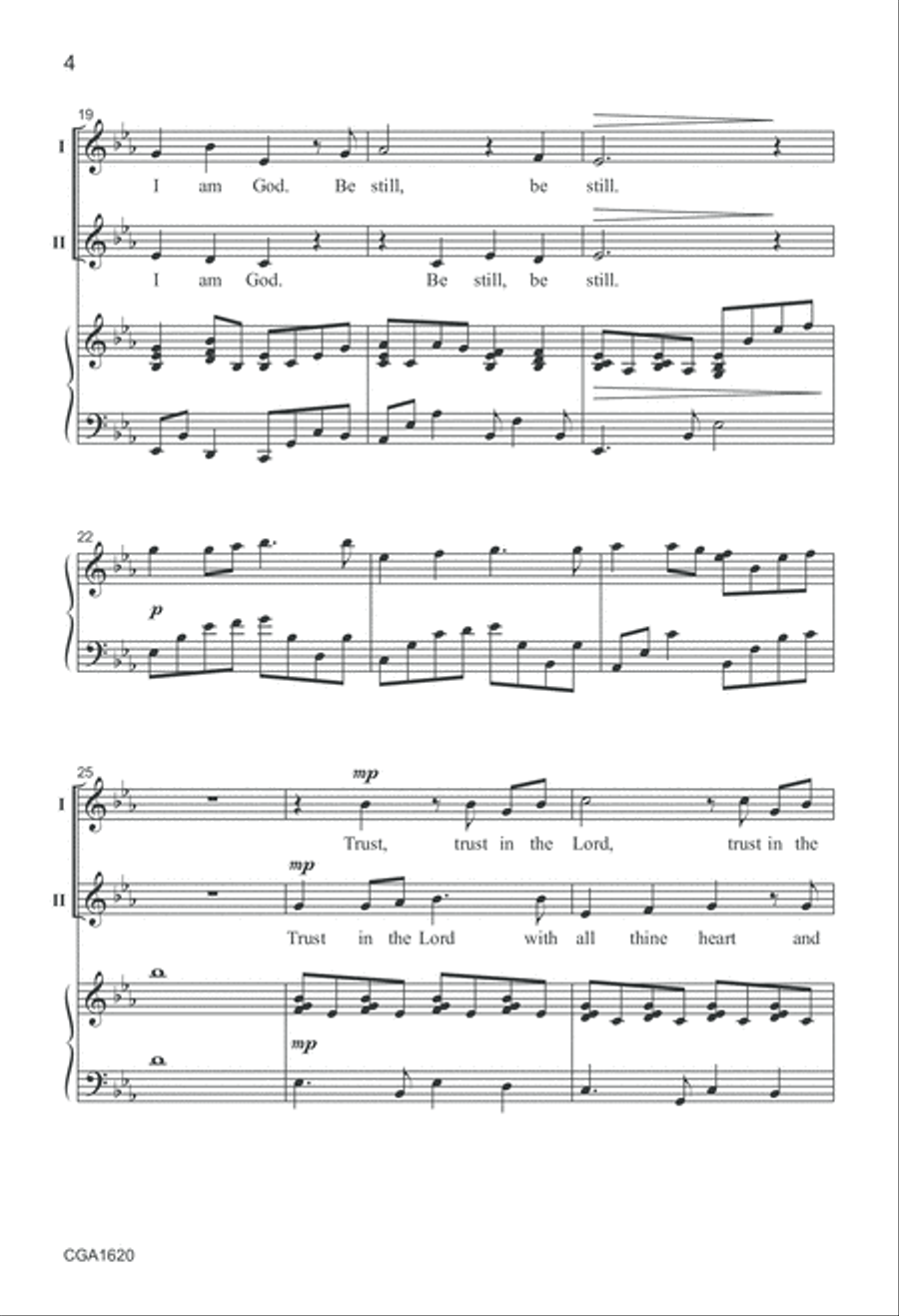 God Shall Direct Thy Paths - Unison/Two-part Unison Choir scores gallery preview page 4