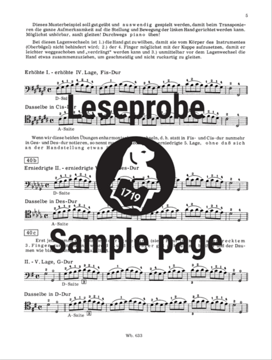 Praktischer Lehrgang für das Violoncellospiel Cello Solo scores gallery preview page 4