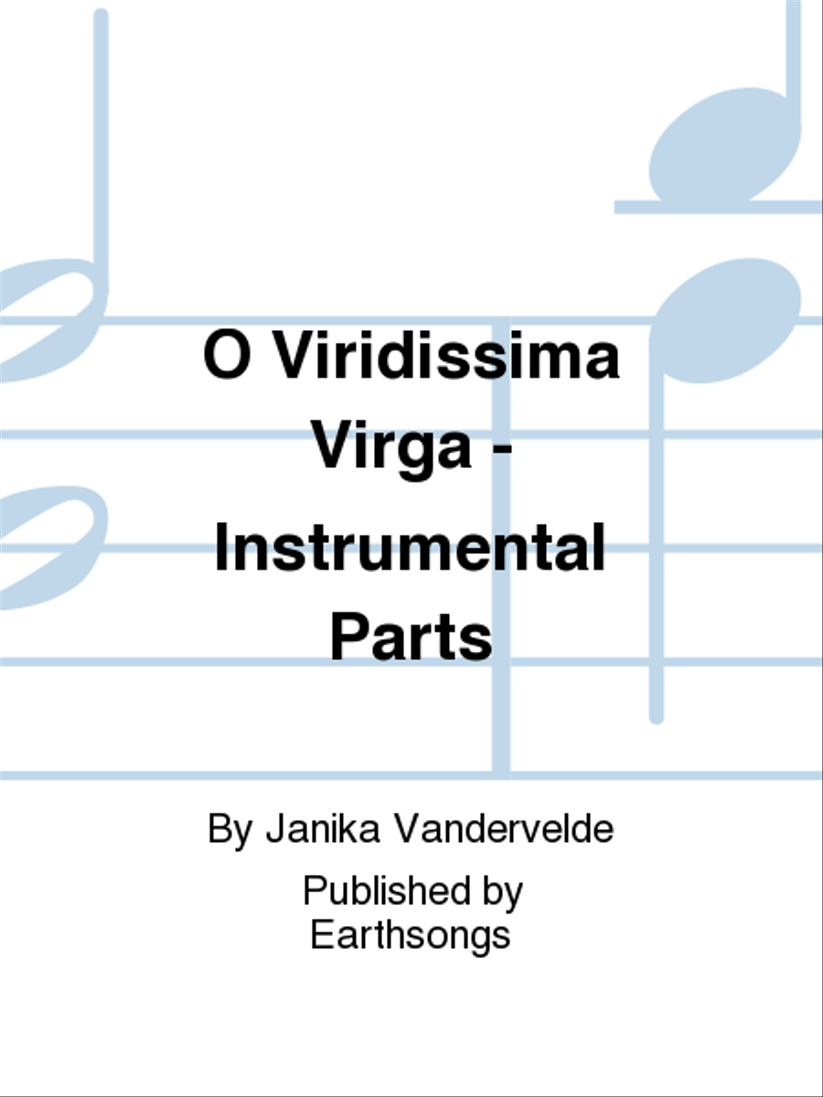 o viridissima virga inst. parts Percussion scores gallery preview page 1