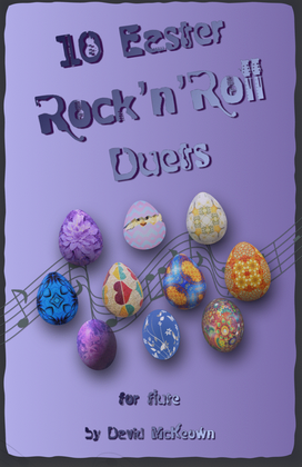 Book cover for 10 Easter Rock'n'Roll Duets for Flute