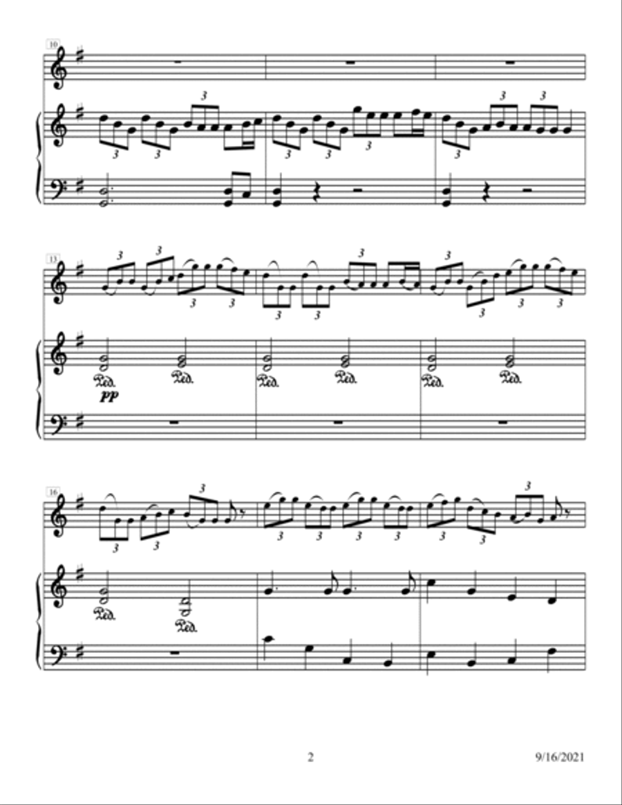 FLING Violin Solo scores gallery preview page 3