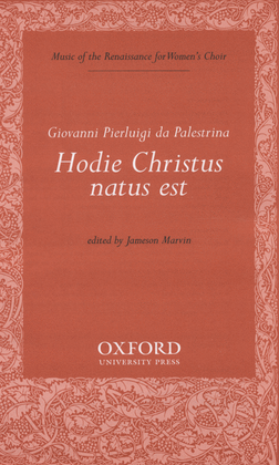 Book cover for Hodie Christus natus est