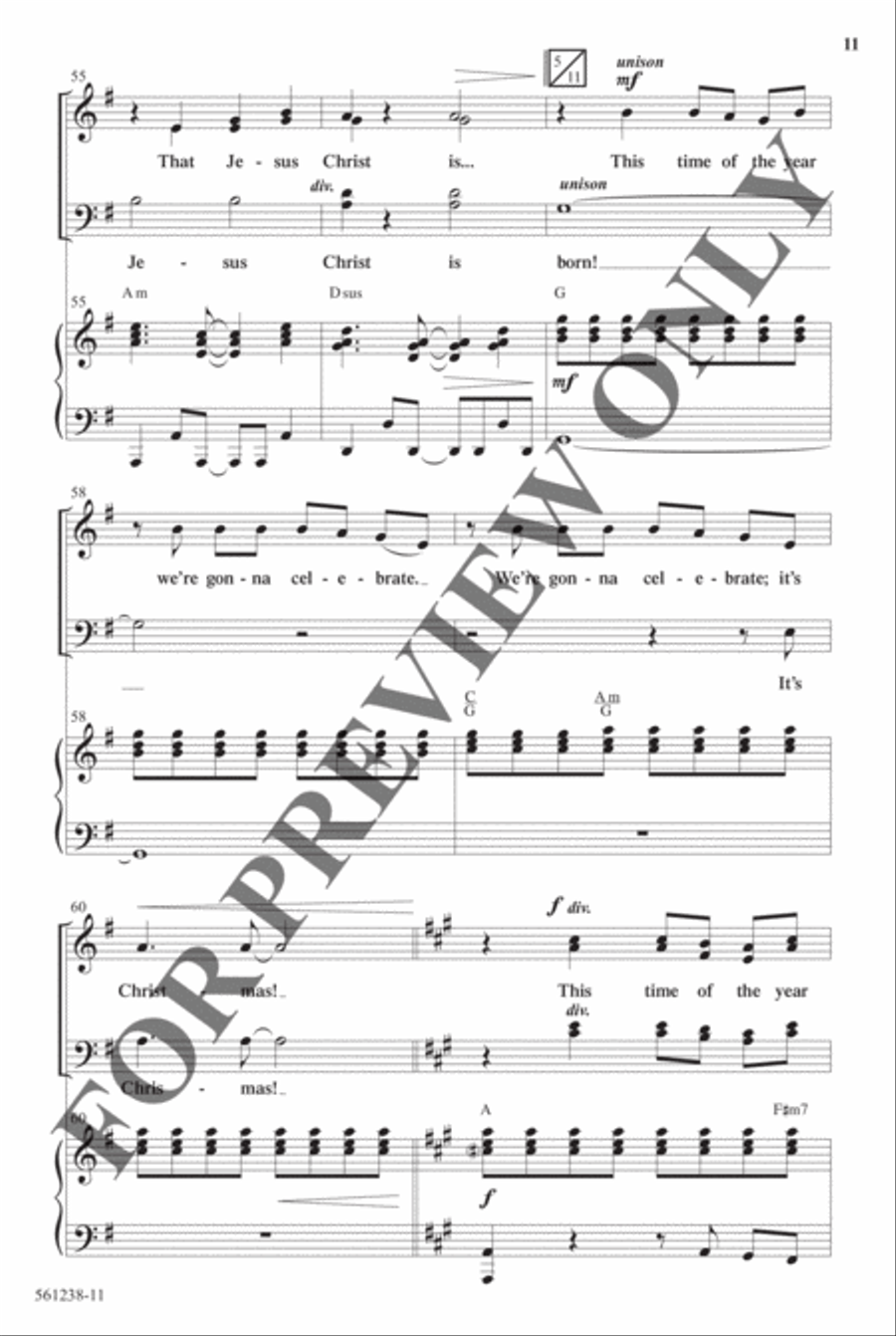 New Christmas Anthem Pak Vol 1 - Anthem Preview Pak Hymn Anthems scores gallery preview page 11