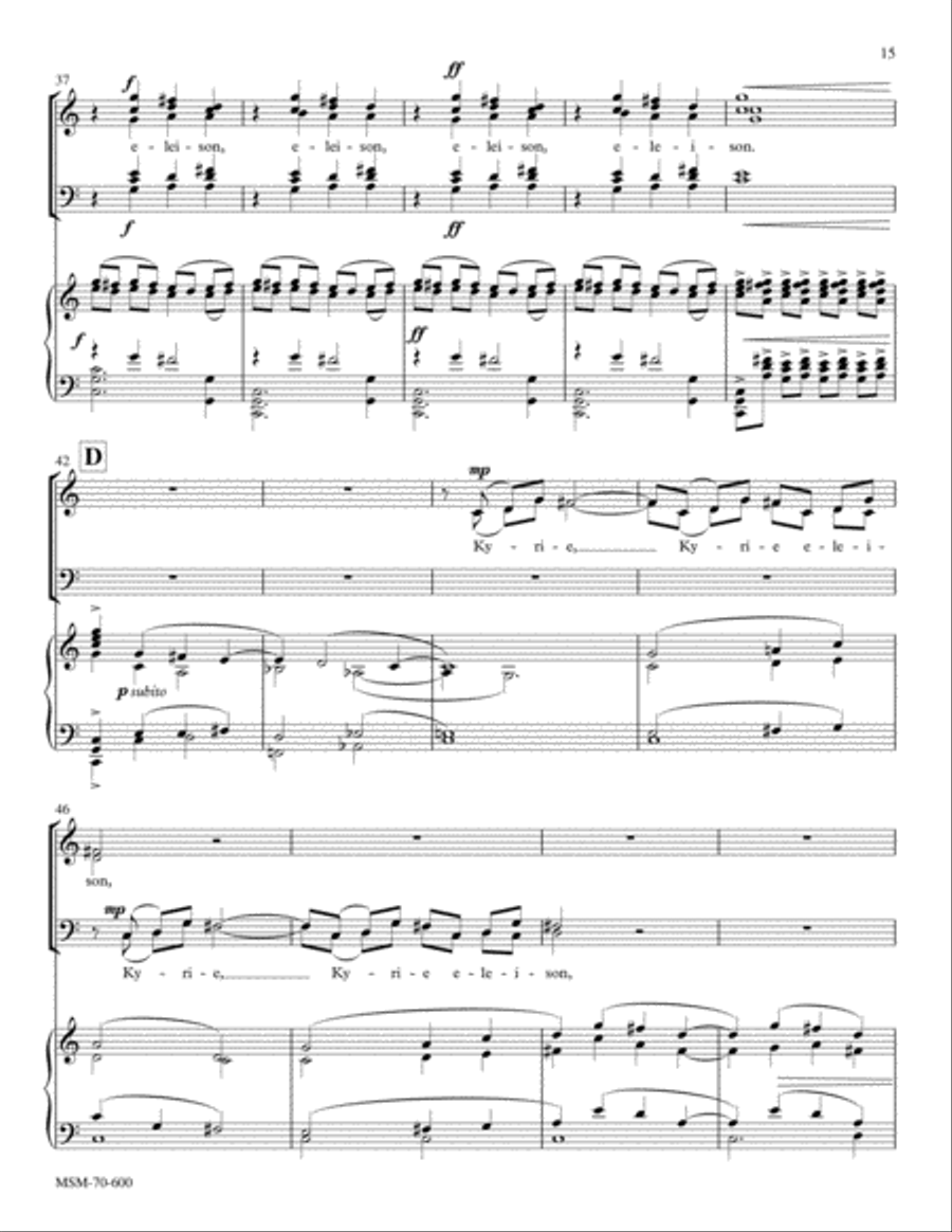 Requiem (Choral Score) Requiem (Choral Score) 4-Part scores gallery preview page 8