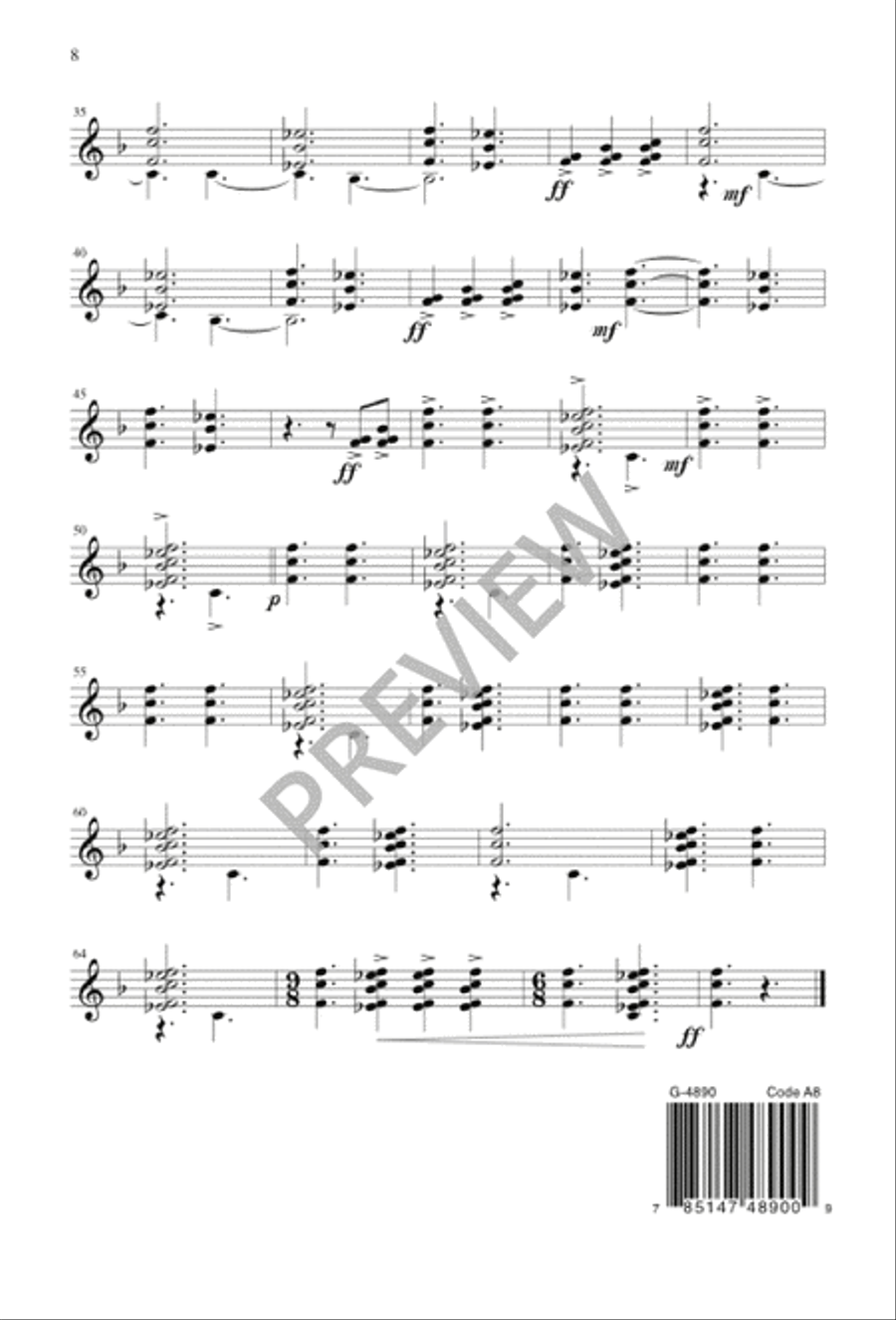 Resurrection Dance 3-Part scores gallery preview page 8