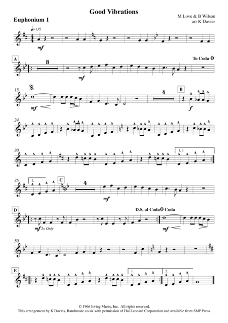 Good Vibrations Good Vibrations Small Ensemble scores gallery preview page 5