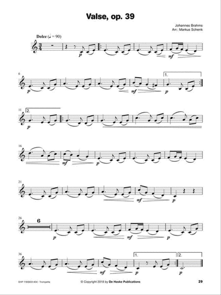 Écouter, lire & jouer - Les Grands Classiques Flugelhorn scores gallery preview page 5