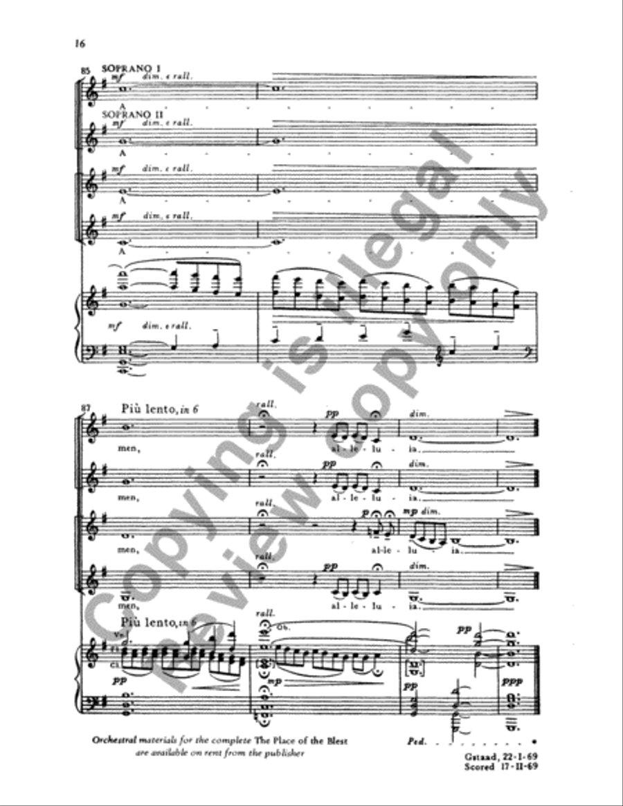 Alleluia, Amen Alleluia, Amen SSAA scores gallery preview page 35