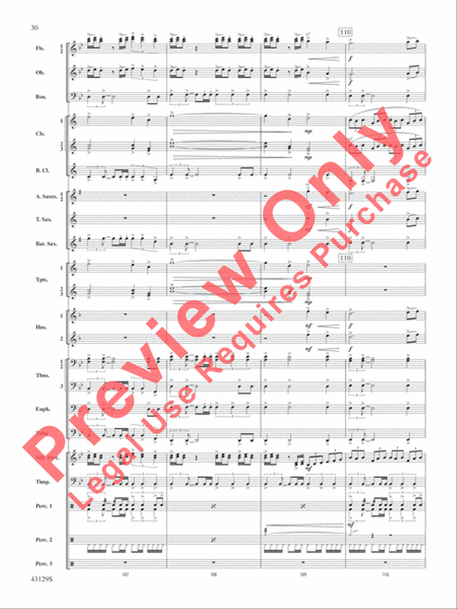 Soundtrack Concert Band scores gallery preview page 31