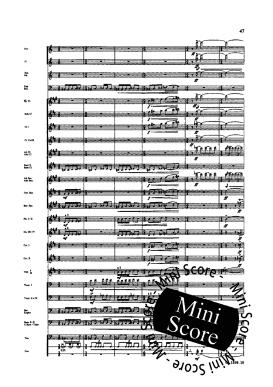 Eufonie Concert Band scores gallery preview page 49