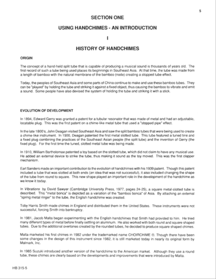 Learning to Ring - Using Handchimes Handchime scores gallery preview page 2