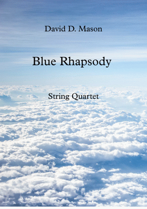 Book cover for Blue Rhapsody for String Quartet
