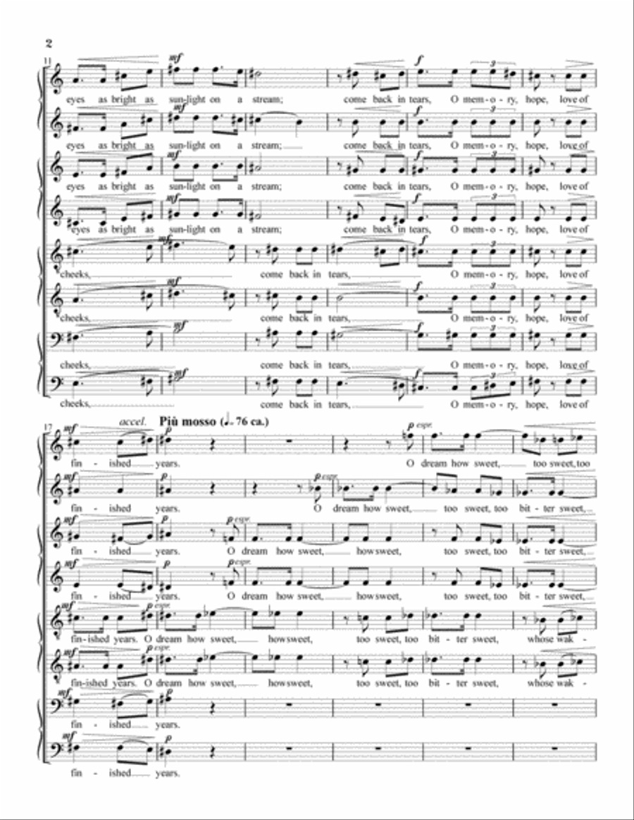 Four Reveries Divisi scores gallery preview page 6