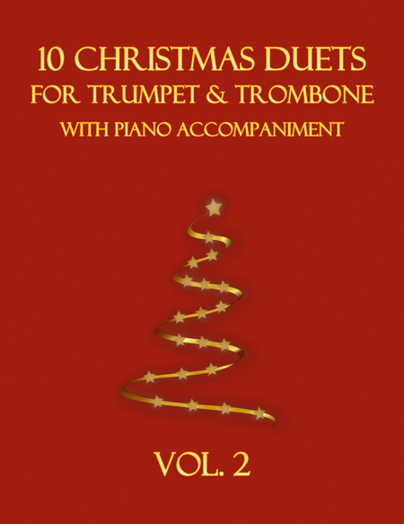 10 Christmas Duets for Trumpet and Trombone with Piano Accompaniment (Vol. 2) image number null