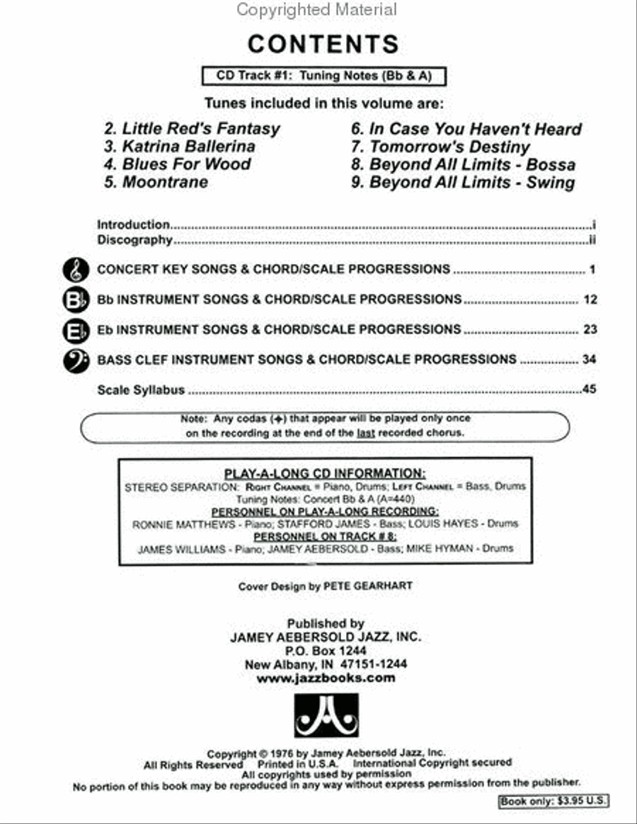 Volume 9 - Woody Shaw B-Flat Trumpet scores gallery preview page 2