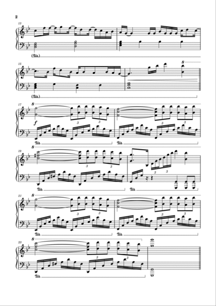 Film Out Piano Solo scores gallery preview page 2