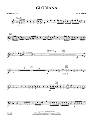 Gloriana - Bb Trumpet 2