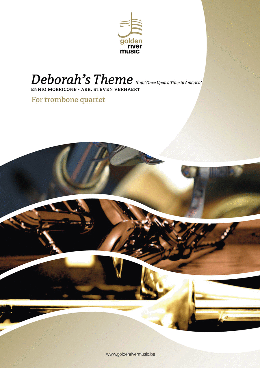 Deborah's Theme from 'Once upon a Time in America' Trombone Quartet scores gallery preview page 1