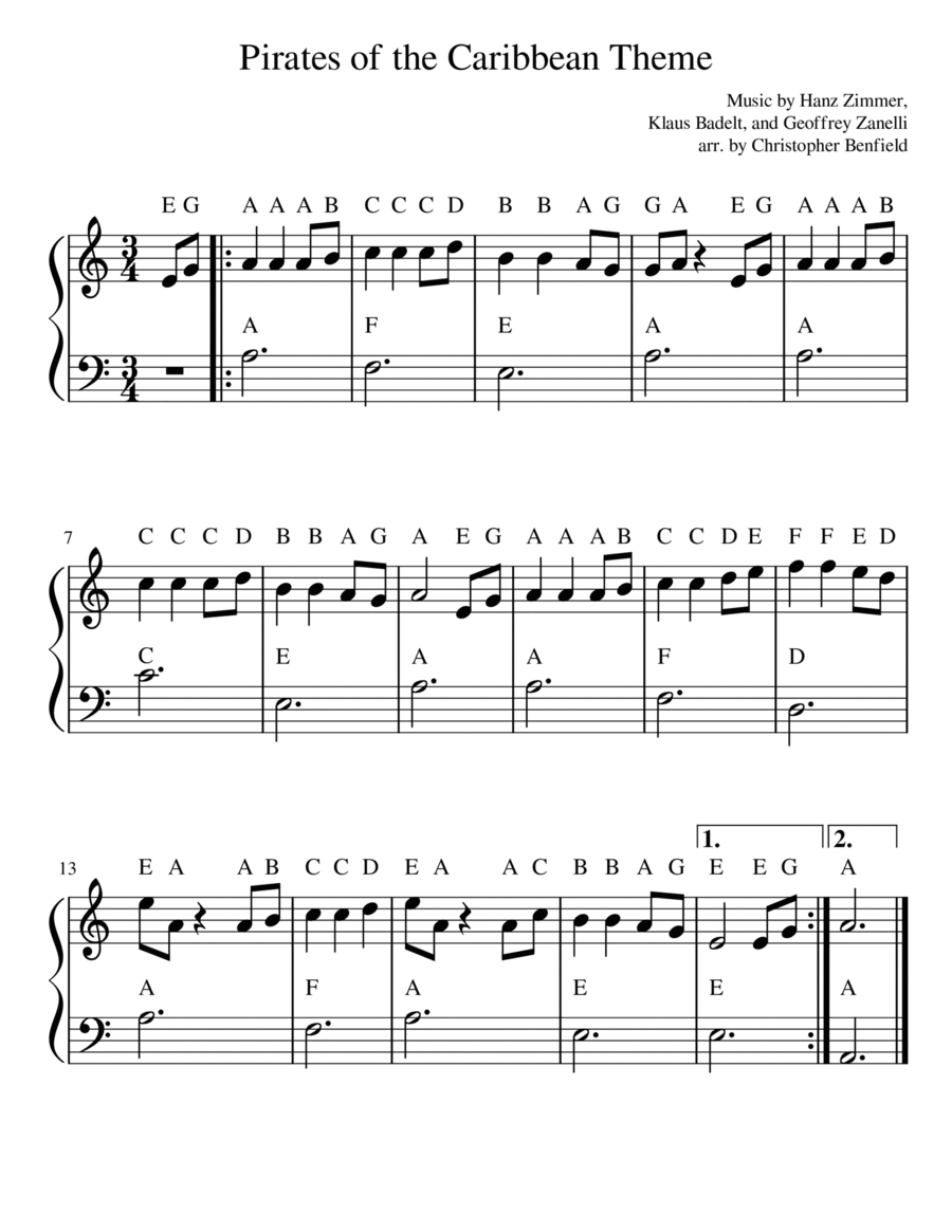 Accordion pirates of cheap the caribbean