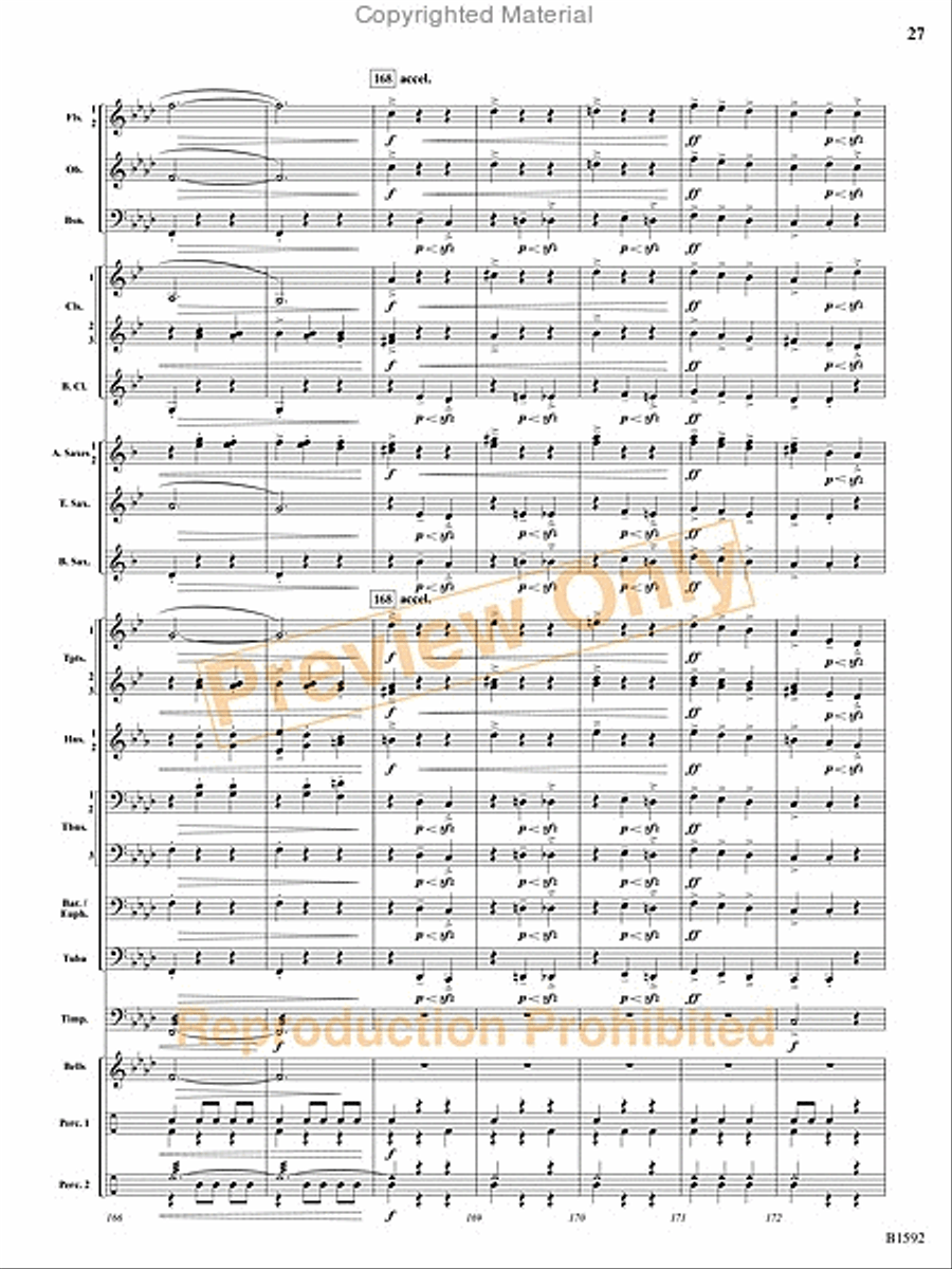 Dance of the Trolls Concert Band scores gallery preview page 28