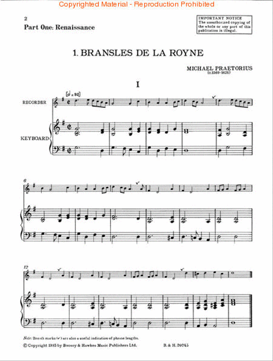 First Repertoire Pieces for Recorder Recorder scores gallery preview page 2