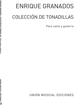 Book cover for Coleccion De Tonadillas (Voice/Guitar)