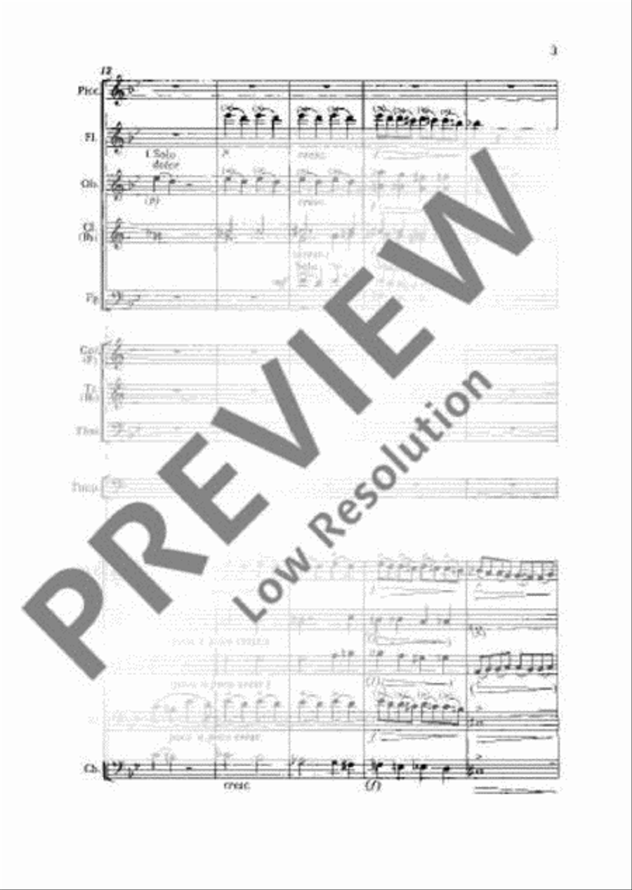 Overture G minor Orchestra scores gallery preview page 12